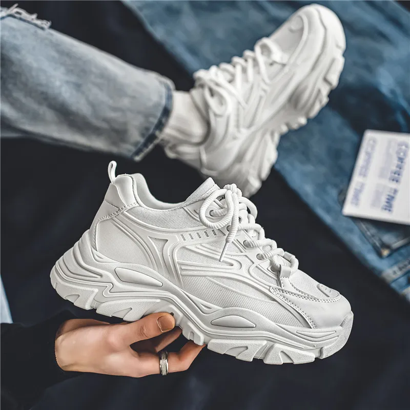 Dao Tu Sen Shock Absorbers With Slip Resistant And Abrasion Resistant Properties Low Top Chunky Sneakers Men's-8