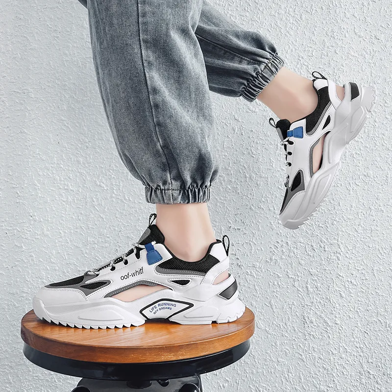 Dao Tu Sen Shock Absorbers With Slip Resistant And Abrasion Resistant Properties Low Top Casual Shoes Men's-3