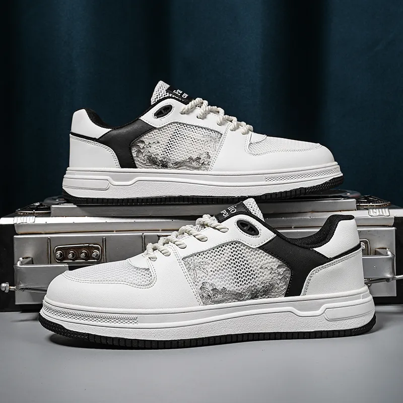 Dao Tu Sen Slip Resistant, Abrasion Resistant, Breathable Low Top Skateboard Shoes Men's-3