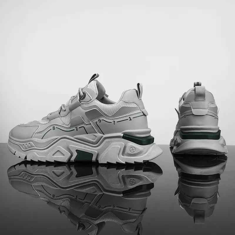 Dao Tu Sen Cushioning And Breathable Low Top Chunky Sneakers Men's-14