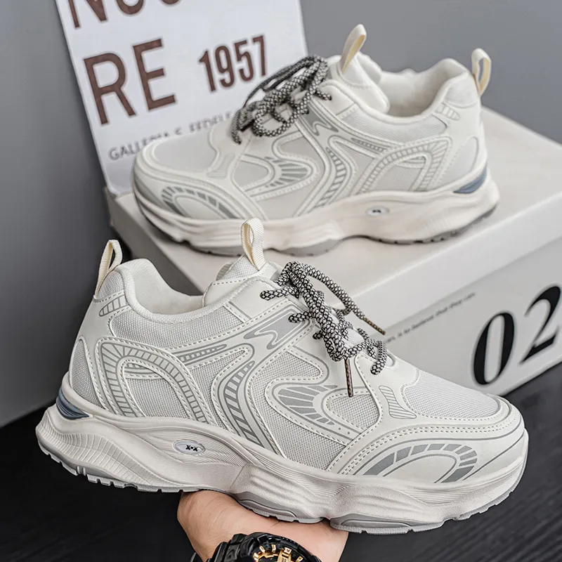 Dao Tu Sen Cushioning, Slip Resistant, And Abrasion Resistant Low Top Chunky Sneakers Men's-11
