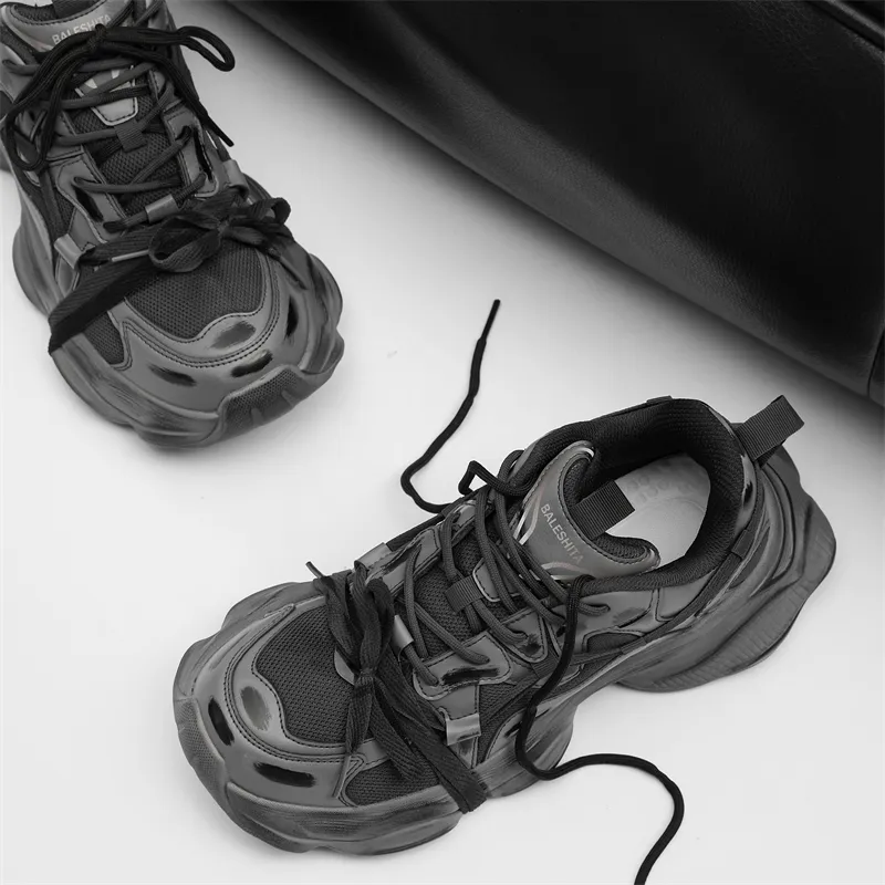 Dao Tu Sen Cushioning, Slip Resistant, And Breathable Low Top Chunky Sneakers Unisex-3