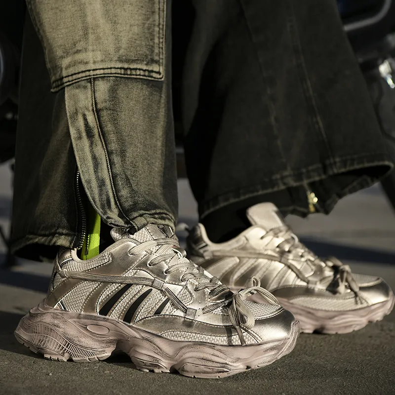 Dao Tu Sen Cushioning, Slip Resistant, And Abrasion Resistant Low Top Chunky Sneakers Unisex-11
