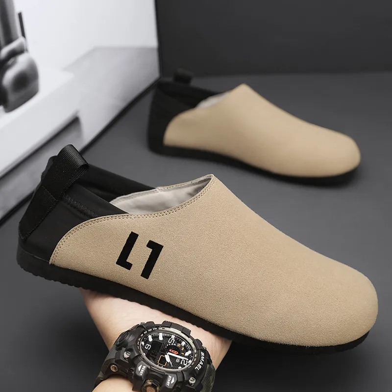 Dao Tu Sen Men's Casual Shoes Men Low Top Grass Green Jasper Black Khaki-23
