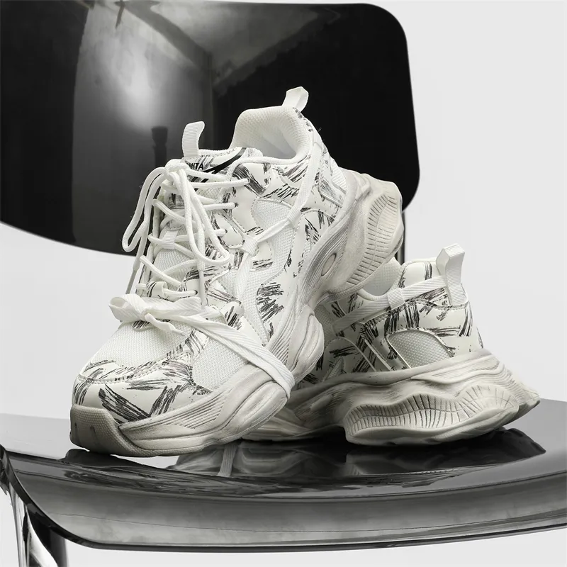 Dao Tu Sen Cushioning, Slip Resistant, And Breathable Low Top Chunky Sneakers Unisex-7