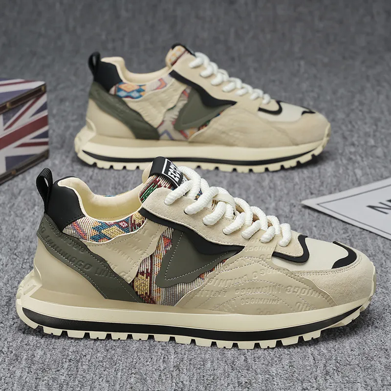 Dao Tu Sen Shock Absorbers With Abrasion Resistant And Slip Resistant Properties Low Top Casual Shoes Men's-2