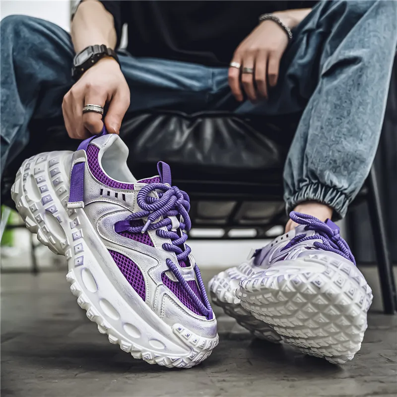 Dao Tu Sen Slip Resistant Low Top Chunky Sneakers Men's-12