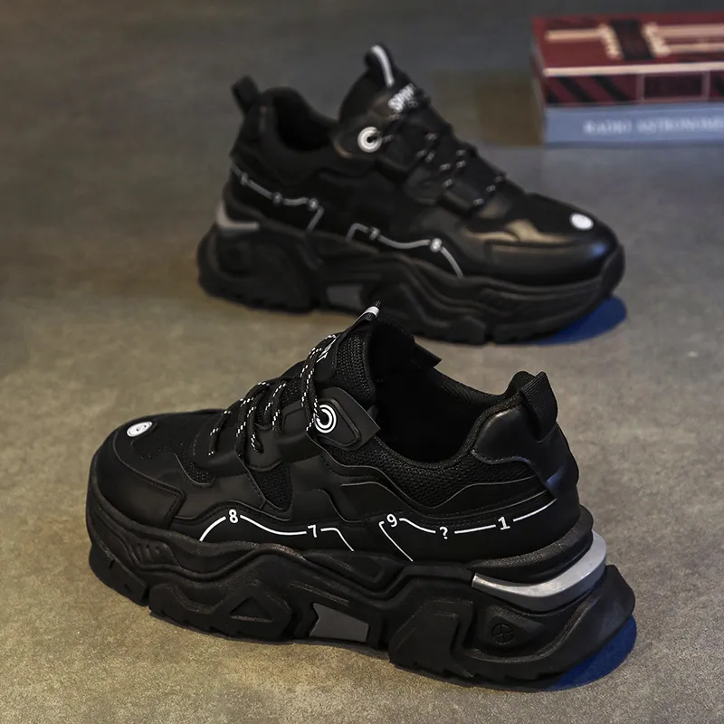 Dao Tu Sen Cushioning And Breathable Low Top Chunky Sneakers Men's-3