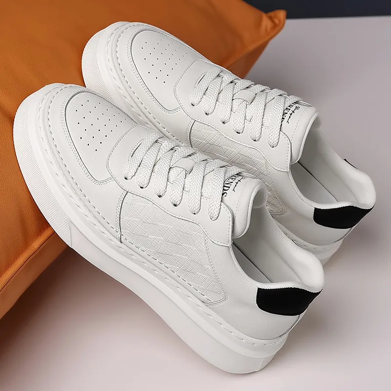 Dao Tu Sen Low Top Skateboard Shoes Men's White-4