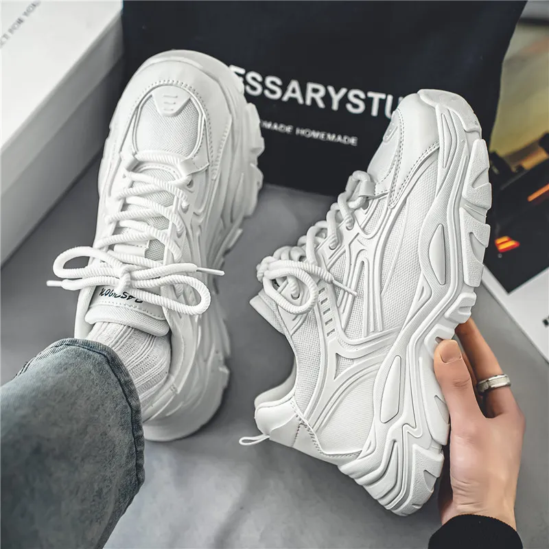 Dao Tu Sen Shock Absorbers With Slip Resistant And Abrasion Resistant Properties Low Top Chunky Sneakers Men's-7