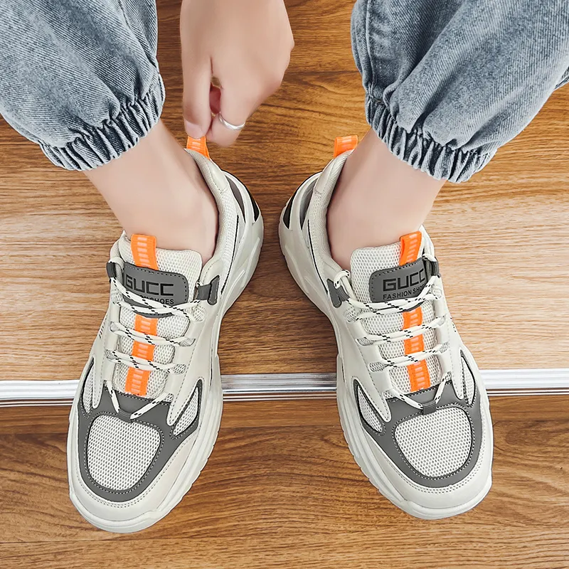 Dao Tu Sen Shock Absorbers With Slip Resistant And Abrasion Resistant Properties Low Top Casual Shoes Men's-10