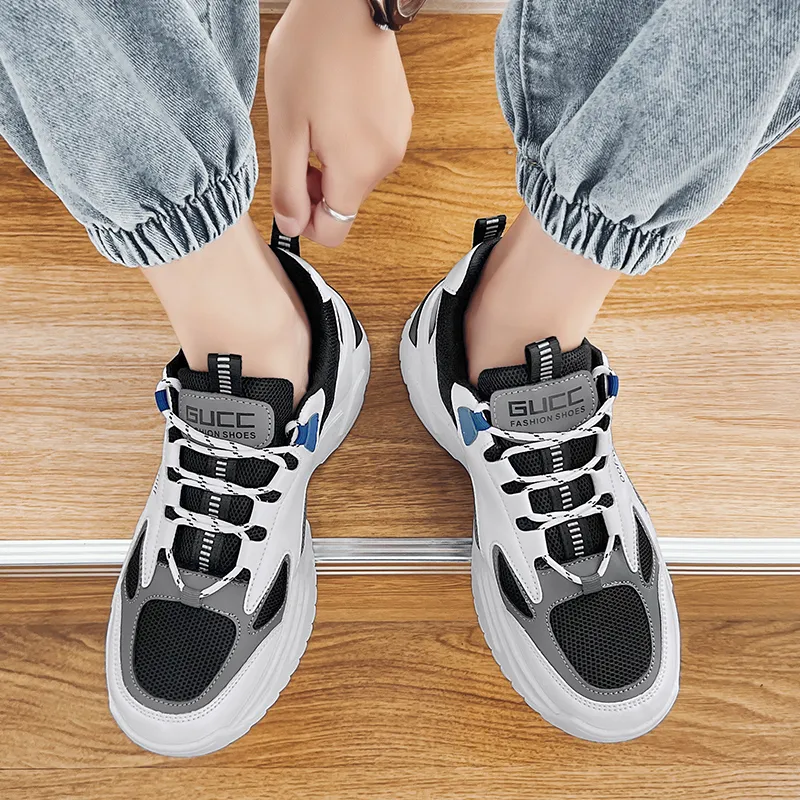 Dao Tu Sen Shock Absorbers With Slip Resistant And Abrasion Resistant Properties Low Top Casual Shoes Men's-4
