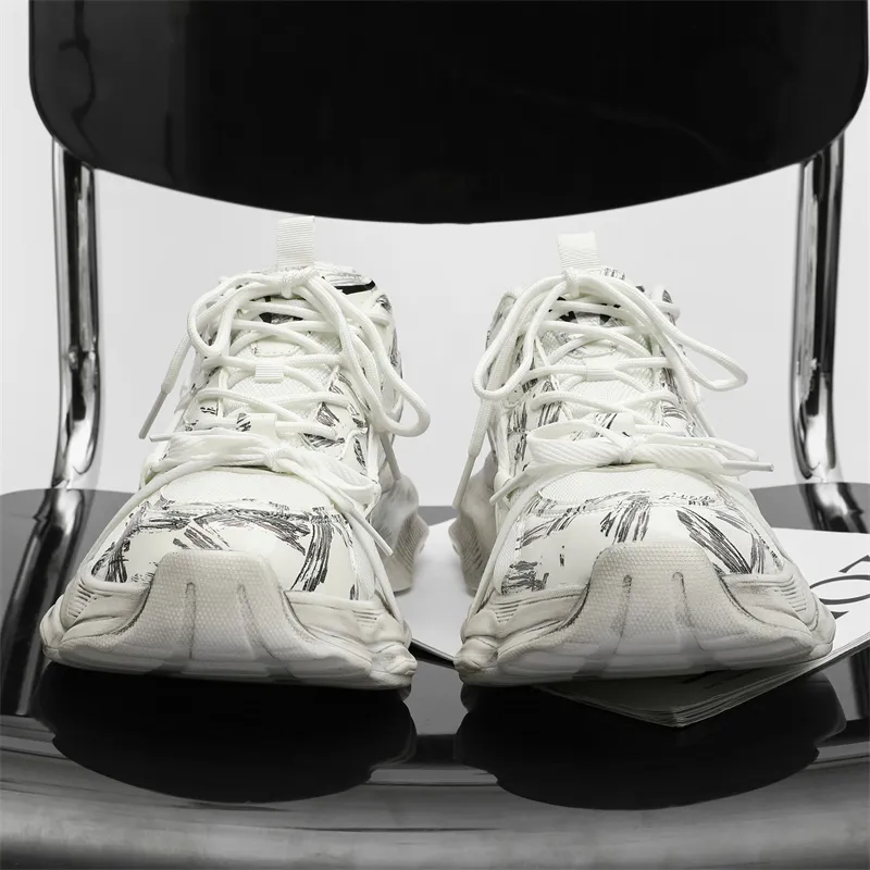Dao Tu Sen Cushioning, Slip Resistant, And Breathable Low Top Chunky Sneakers Unisex-8