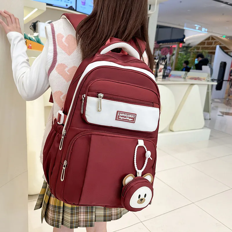 KINMAC Nylon Backpack Regular Unisex Multicolor-27