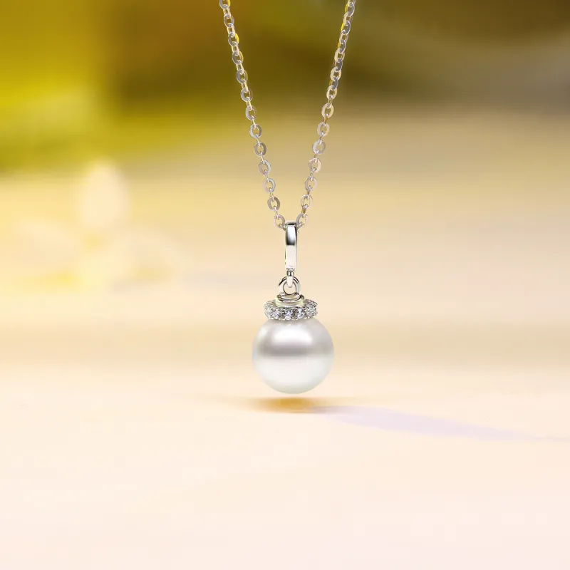 MARIANNY Saltwater Pearl Pendants Women's White-1