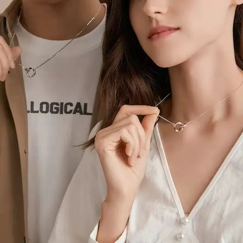 JINGFAN 999 Fine Silver Necklaces Unisex-2