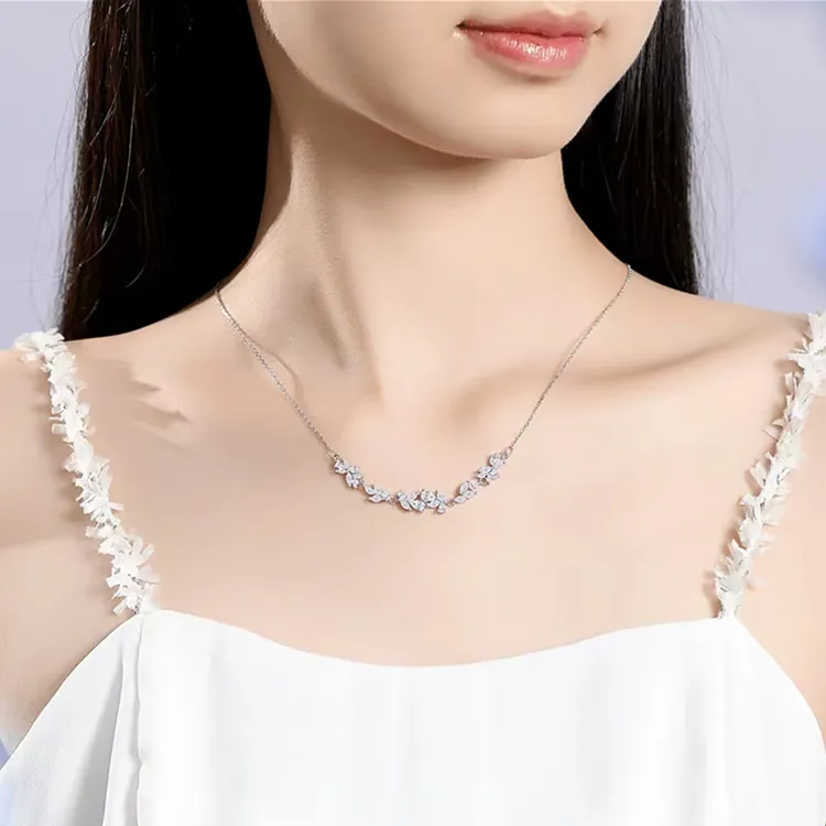 JINGFAN Sterling Silver S999 Necklaces Women's-1