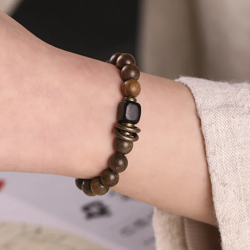 JINGFAN Sandalwood Bracelets Unisex-1