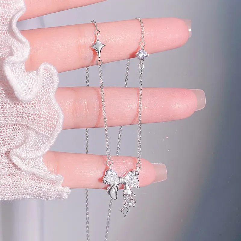 JINGFAN Sterling Silver Necklaces Women's-6