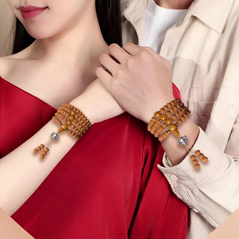 JINGFAN King Kong Bodhi Seeds Bracelets Unisex-5