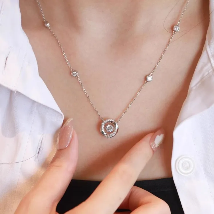 JINGFAN 999 Fine Silver Necklaces Women's-1