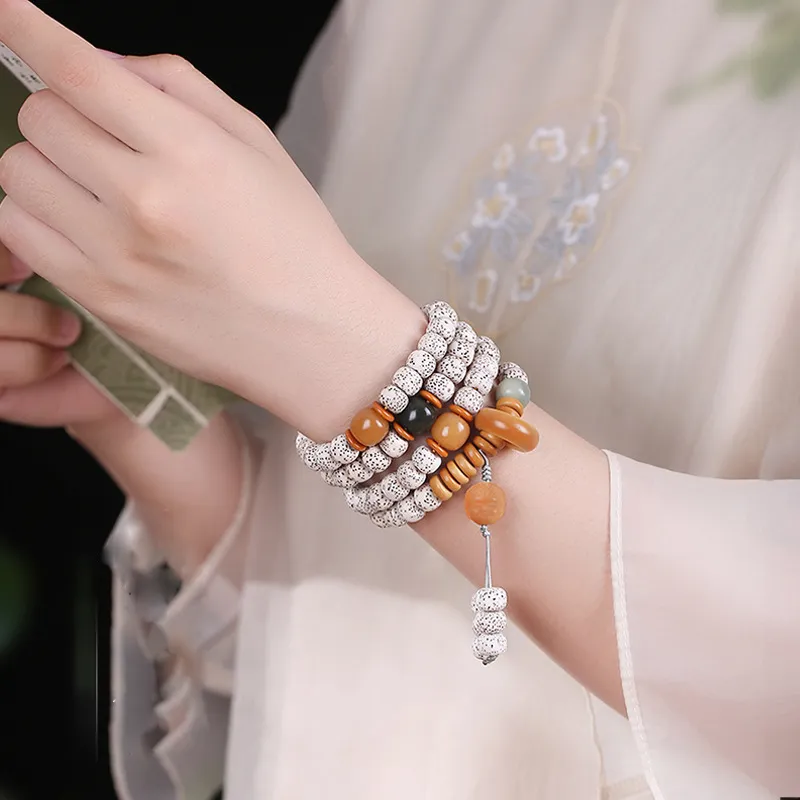 JINGFAN Star Moon Bodhi Seeds Bracelets Unisex-2