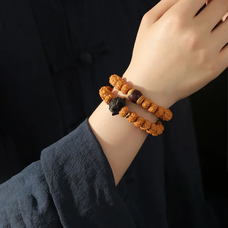 JINGFAN King Kong Bodhi Seeds Bracelets Unisex-4