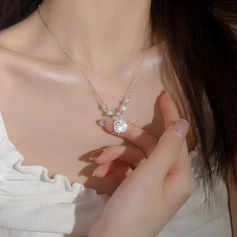 JINGFAN S999 Fine Silver Necklaces Women's-3