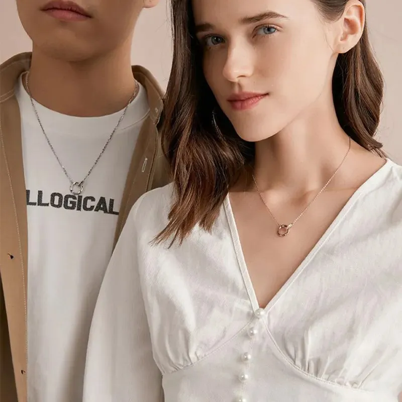 JINGFAN 999 Fine Silver Necklaces Unisex-7