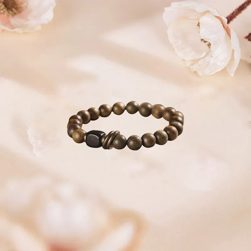 JINGFAN Sandalwood Bracelets Unisex-3