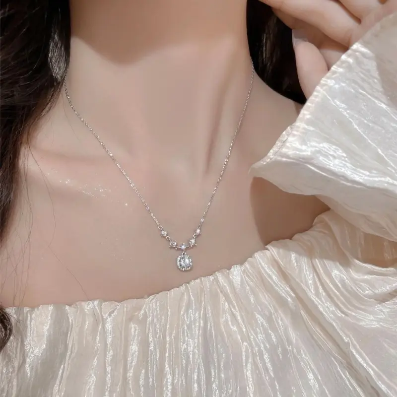 JINGFAN S999 Fine Silver Necklaces Women's-2