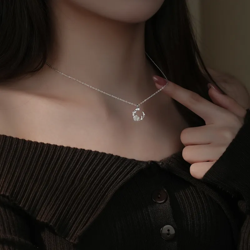 JINGFAN 999 Fine Silver Necklaces Women's-1
