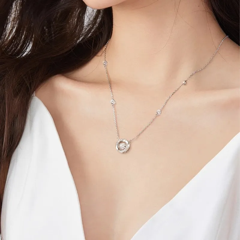 JINGFAN 999 Fine Silver Necklaces Women's-3