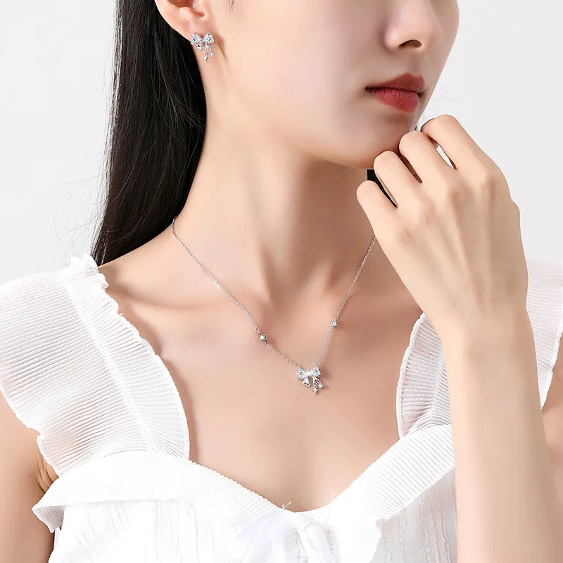 JINGFAN Sterling Silver Necklaces Women's-4