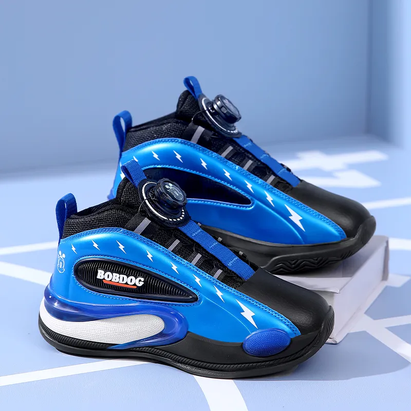 BOBDOG Slip Resistant Cushioning Rebound Children's Basketball Shoes Kids'-2