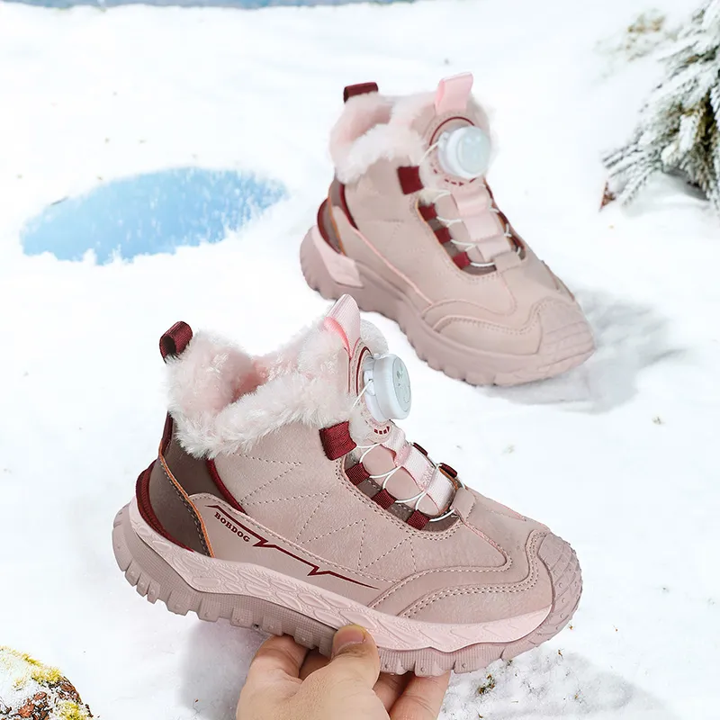 BOBDOG Anti Slip And Wear Resistant Warm Kids' Running Shoes Kids'-16
