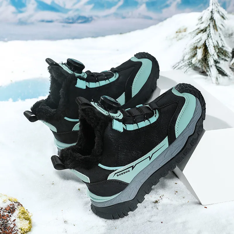BOBDOG Anti Slip And Wear Resistant Warm Kids' Running Shoes Kids'-2