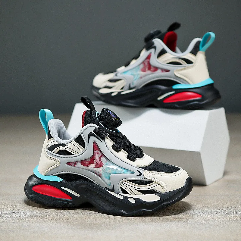 BOBDOG Anti Slip Wear Resistant Water Resistant Height Increasing Low Top Running Shoes Kids'-5