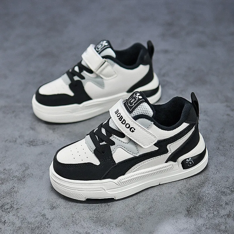 BOBDOG Anti Slip Wear Resistant Lightweight Cushioning Warm Low Top Kids' Skateboarding Shoes Kids'-15