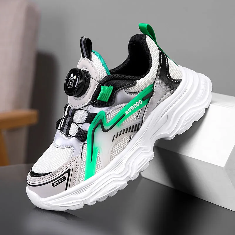 BOBDOG Anti Slip And Wear Resistant Lightweight Cushioning Low Top Kids' Running Shoes Kids'-6
