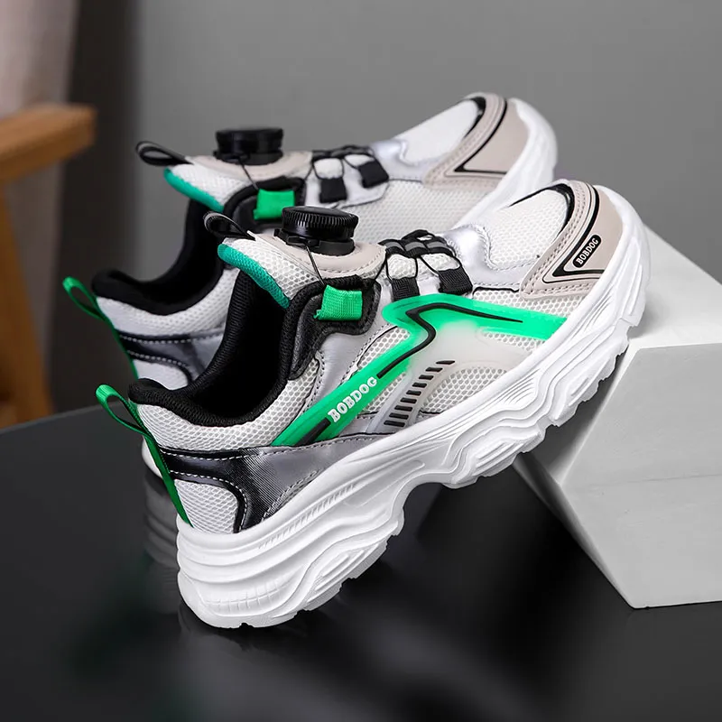 BOBDOG Anti Slip And Wear Resistant Lightweight Cushioning Low Top Kids' Running Shoes Kids'-7