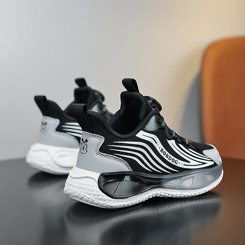 BOBDOG Rebound Abrasion Resistant Lightweight Cushioning Breathable Slip Resistant Low Top Kids' Running Shoes Kids'-11