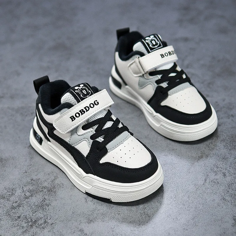 BOBDOG Anti Slip Wear Resistant Lightweight Cushioning Warm Low Top Kids' Skateboarding Shoes Kids'-14