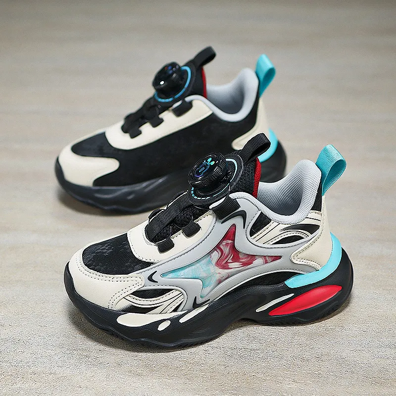 BOBDOG Anti Slip Wear Resistant Water Resistant Height Increasing Low Top Running Shoes Kids'-6