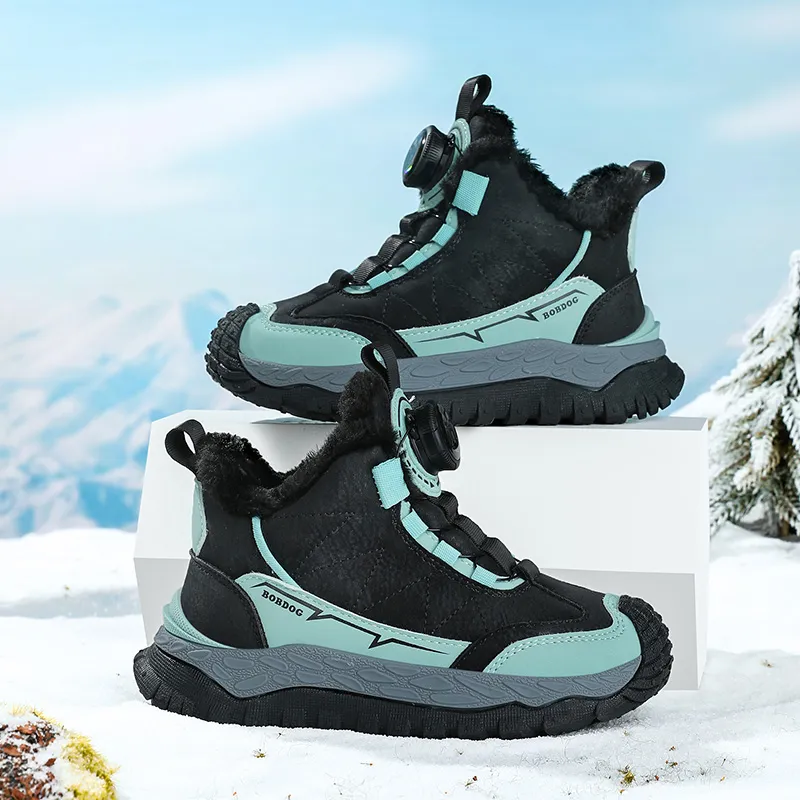 BOBDOG Anti Slip And Wear Resistant Warm Kids' Running Shoes Kids'-3