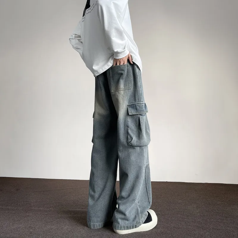 KETE ADER Jeans Unisex Gray Green-4