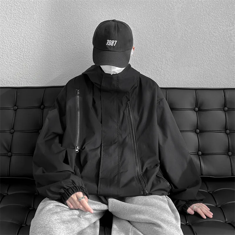 KETE ADER Windproof Windbreaker Jacket Unisex-12