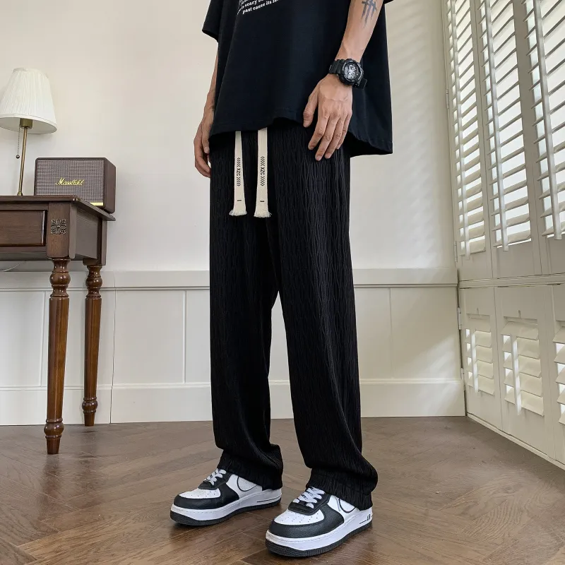 KETE ADER Casual Pants Unisex Angora Red-2
