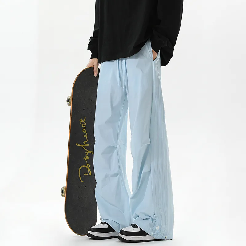 KETE ADER Casual Pants Unisex Haze Blue-15