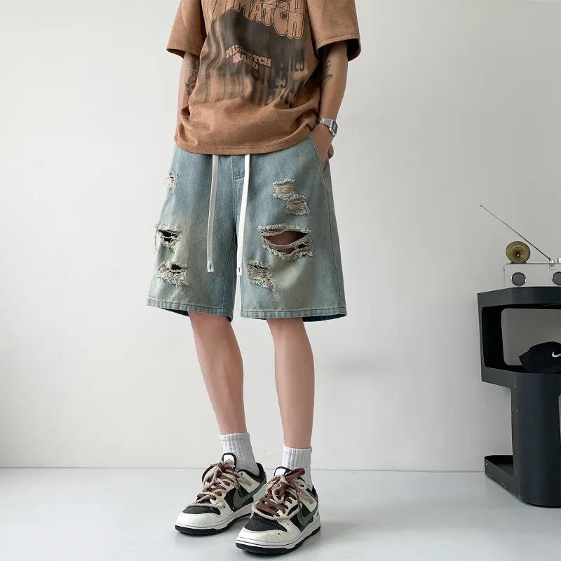 KETE ADER Denim Shorts Unisex-2